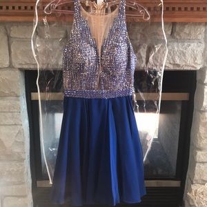 Sherri Hill Royal Blue Dress